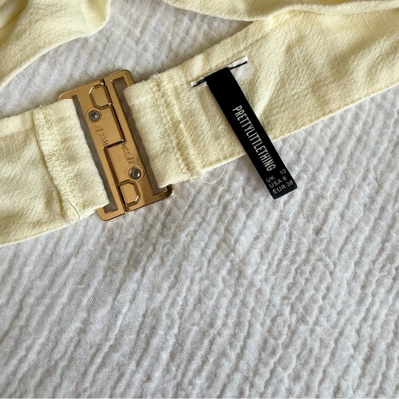 PrettyLittleThing Soft Yellow Top - Picture 5 of 12